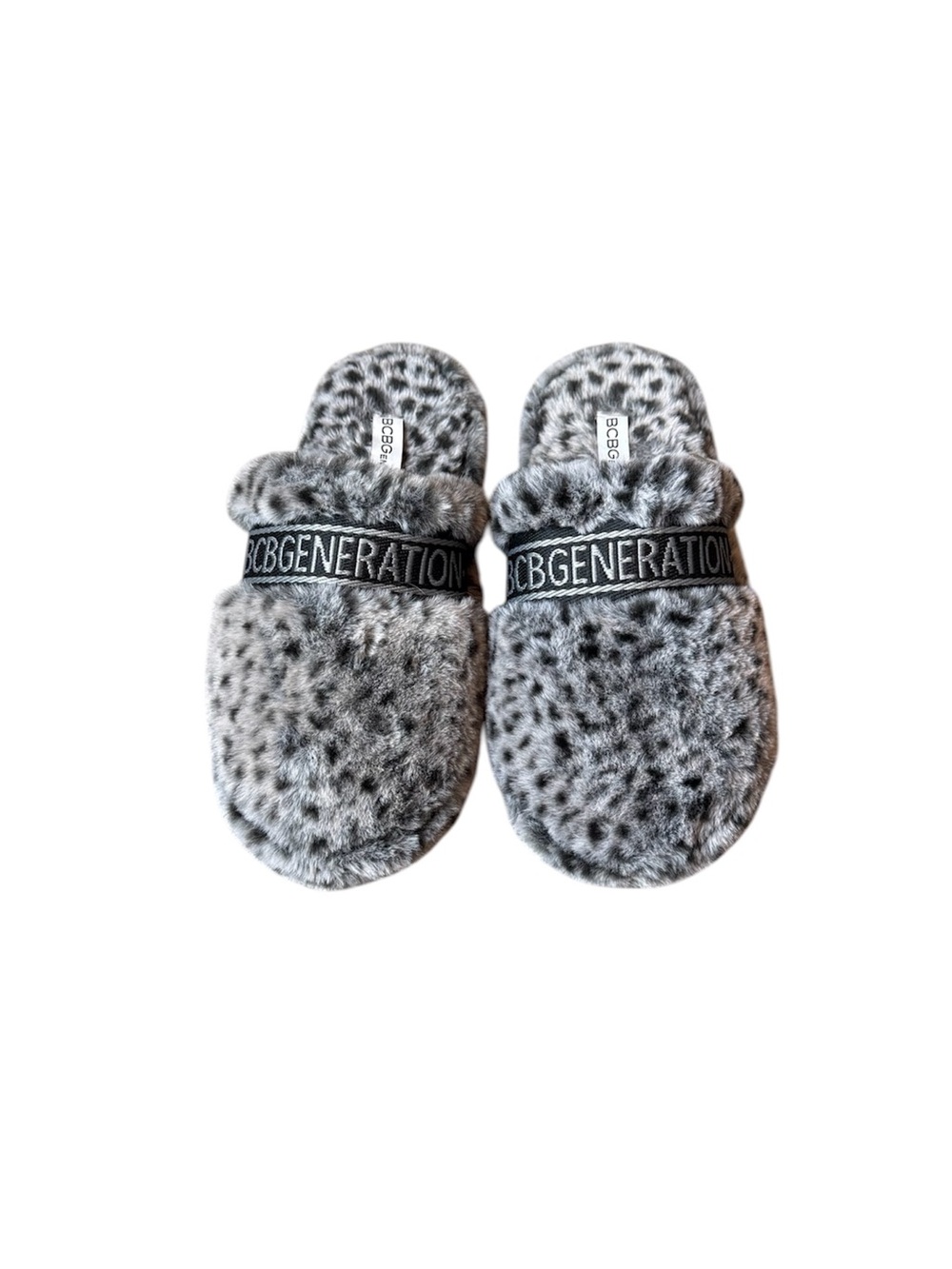 BCBGeneration Sasha Cozy Mule Leopard Print
Slippers Size 9
